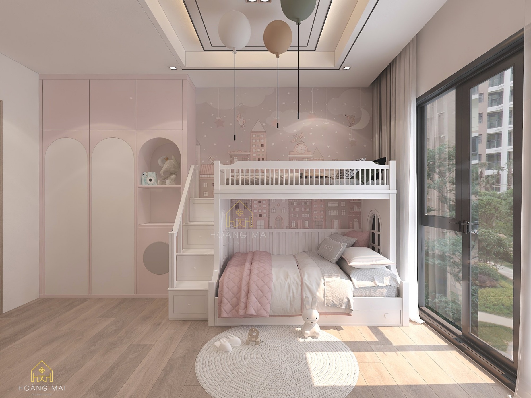 Tiêu chuẩn cần lưu ý khi thiết kế nội thất phòng ngủ cho trẻ em